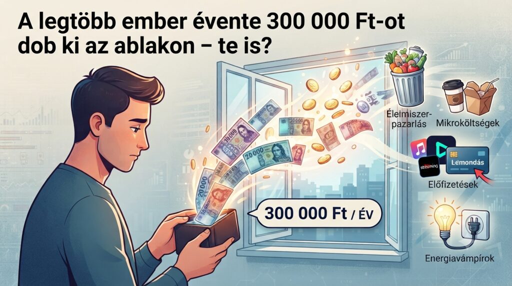 Mire megy el a pénzed? 4 pénznyelő, ami évi 300 000 Ft-ot visz el